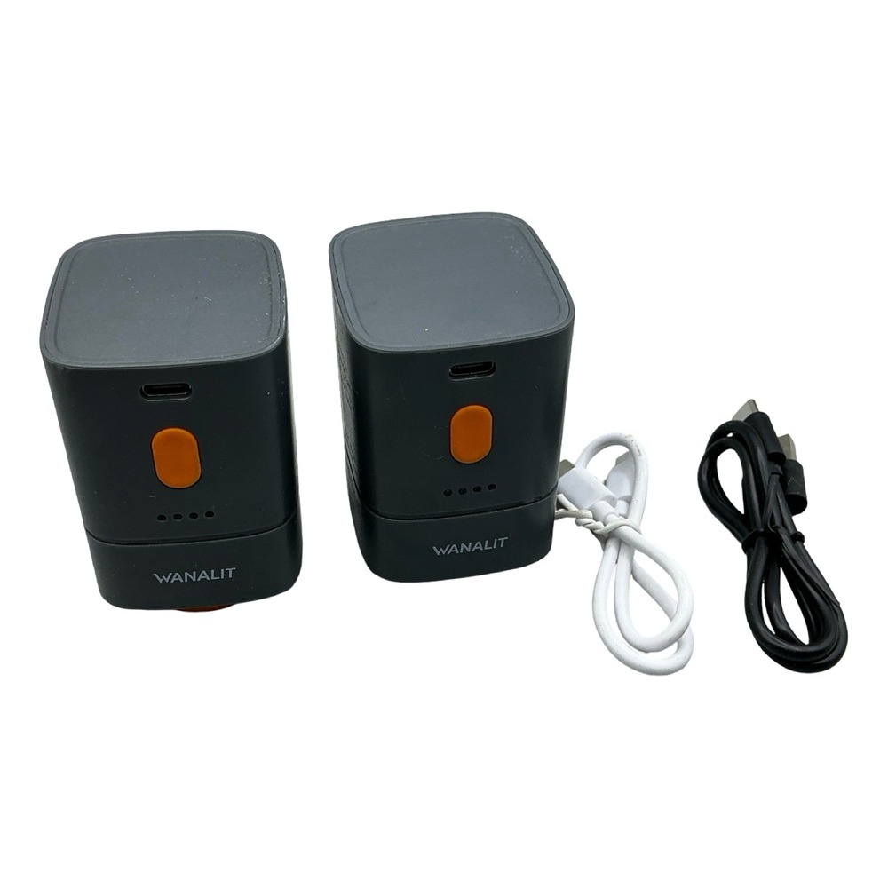 Lot 2x WANALIT Portable Air Pump SG-500 Rechargeable Vacuum Pump 1800mAh USB-C